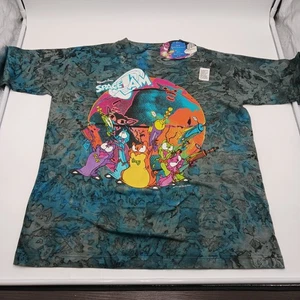 Camiseta Space Jam Nueva de Lote Antiguo con Defectos 1996 Warner Brothers Talla Juvenil Grande *DESGARRO Y2K - Imagen 1 de 15
