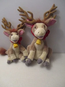 Annabelle's Wish Vintage 1997 Rentier 16 Zoll Plüschtier 12 Zoll Kuh Kalb Blockbuster - Bild 1 von 4