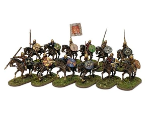 VIKING LIGHT CAVALRY 12 28mm painted historical DARK AGE SAGA MADE TO ORDER - Picture 1 of 4