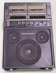 Vintage LONESTAR K-5 SINGALODEON 2 Bay Kassette Karaoke Party Maschine - Bild 1 von 2