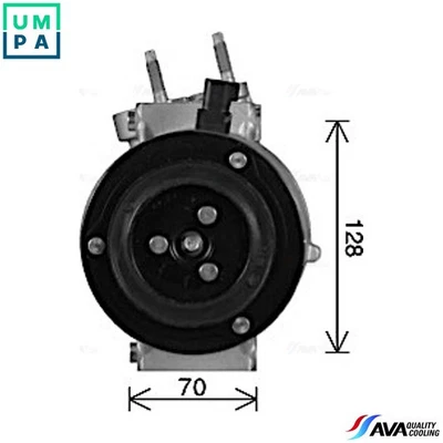 COMPRESSOR AIR CONDITIONING FDAK674 FOR FORD FOCUS/III/Hatchback/Van/Turnier - Image 1 of 4