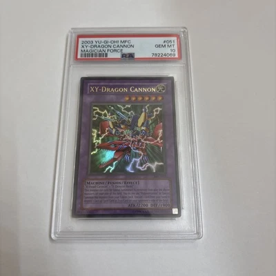 PSA 10 GEM MINT Yu-Gi-Oh! XY-Dragon Cannon Magician's Force MFC-051 Ultra Rare  - Image 1 of 3