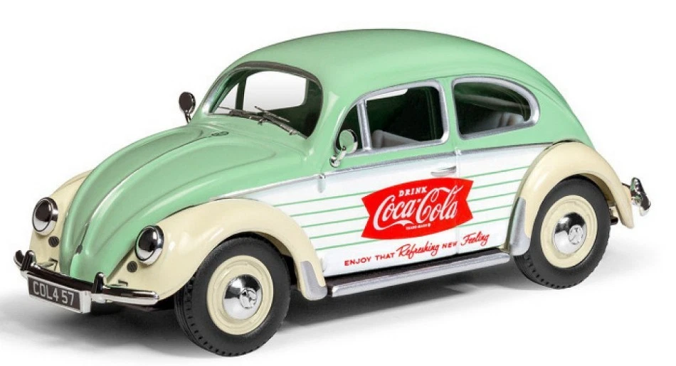CORGI CC01201 Volkswagen - Beetle Maikäfer Coca-Cola 1951 - Green White Beige
