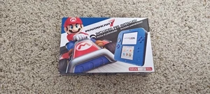 Electric Blue Nintendo 2DS Mario Kart 7 Bundle Console Box ONLY with inserts - Picture 1 of 4