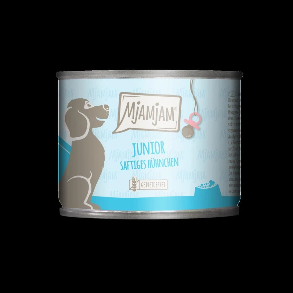 Mjamjam saftiges Hühnchen mit Ei Junior 200gx6 - Bild 1 von 1