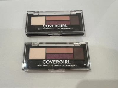 Covergirl Quad Palettes Eye Shadow 1.8g / 0.06oz New 2PK--730 Cherry Soda - Image 1 of 3