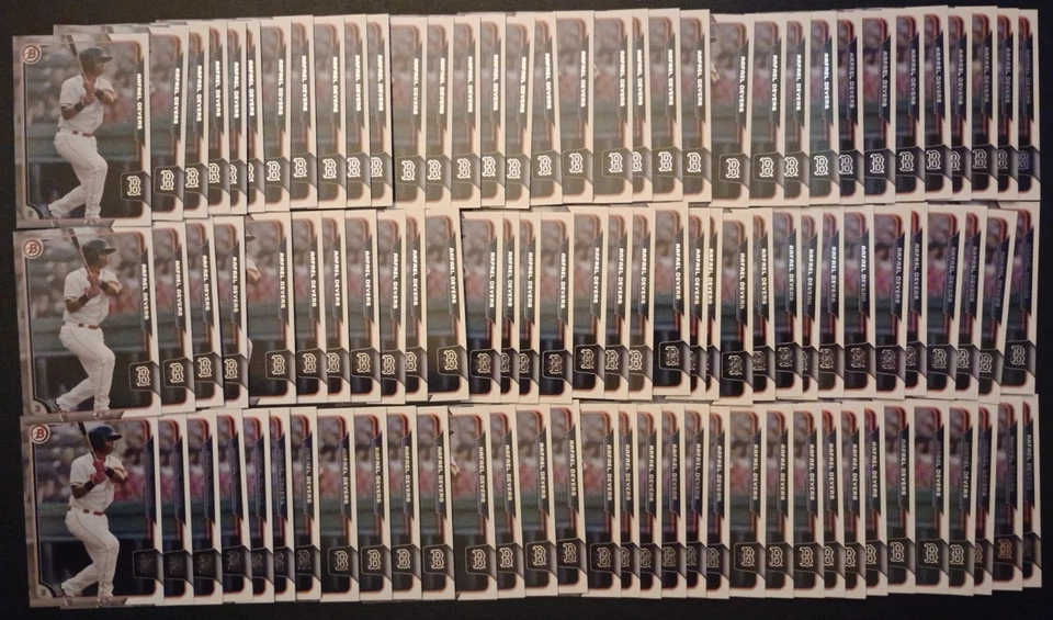 100 ct lot of 2015 Bowman Draft Rafael Devers Cards Red Sox - Image 1 of 1