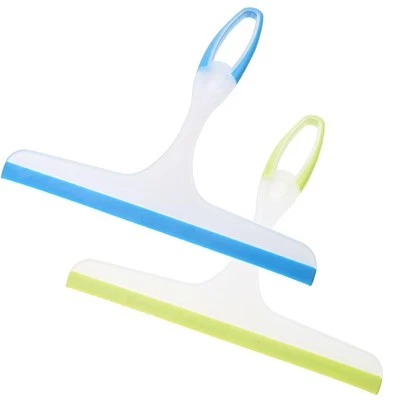 XIAOJING0 2Pcs Tergivetro per Doccia,Lavavetri Spatola Vetro Doccia Tergivetro in Silicone