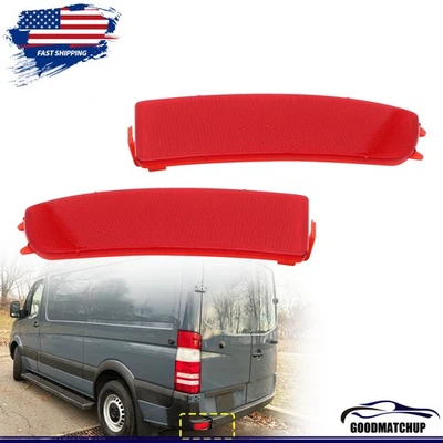 Rear Bumper Reflector Set For 2010 2011-2017 2018 Mercedes Benz Sprinter 3500 Foto 1 de 4