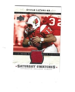 2005 Upper Deck Rookie Debut Saturday Swatches #SASL Stefan LeFors LOUISVILLE - Picture 1 of 2