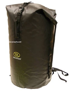 70 litre LARGE WATERPROOF DRY BAG holdall for boat TROON BLACK - Picture 1 of 1