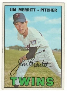 1967 TOPPS # 523 JIM MERRITT MINNESOTA TWINS - LOOK!!!! - Bild 1 von 2