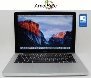 APPLE MACBOOK ALUMINIUM UNYBODY 13" CORE 2 DUO RAM 4 GB SSD 128 GB NO TOUCHPAD - Foto 1 di 20