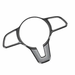 For 2019-2021 Benz C-Class ABS Carbon Fiber Steering Wheel Decor Cover Trim 1PCS - Foto 1 di 7