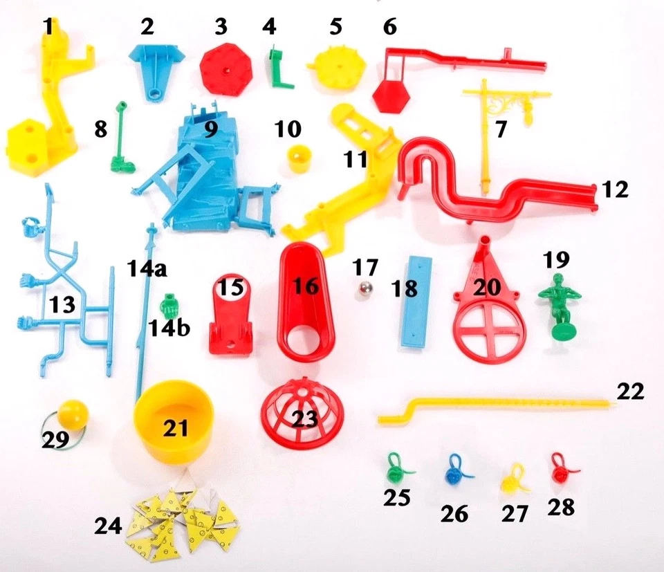 Mouse Trap Game Replacement Parts You Pick the Piece Milton Bradley 1986 - 1994 - Image 1 of 1