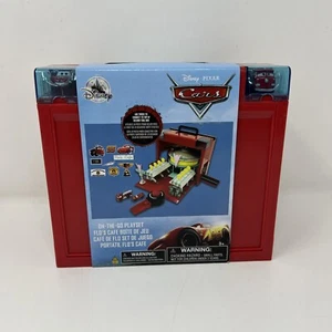 Disney Pixar Cars Flo's V8 Cafe On-the-Go Play Set Toolbox Case with DieCast Car - Picture 1 of 7