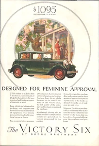 1928 Dodge Victory Six Limousine Auto Oldtimer Zeitschrift Werbung - Bild 1 von 1