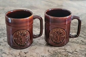 2 KLEIN TOOLS Lineman Est. 1857 MUG CUPS Serving 125 Anniversary Years - Picture 1 of 4