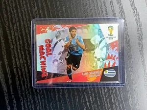 Adrenalyn XL FIFA World Cup 2014 Panini Goal Machine LUIS SUAREZ Uruguay - Picture 1 of 2