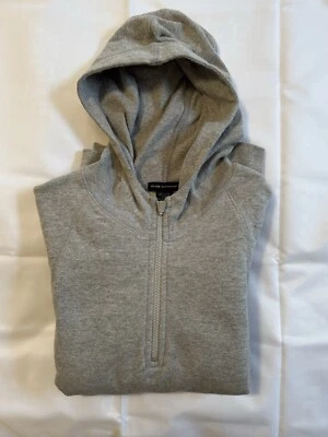 Sudadera con capucha Club Monaco con cremallera gris jaspeado pequeña  Foto 1 de 4