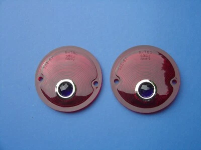 1955-1956-1957-1958-1959 CHEVROLET & GMC STEPSIDE TRUCK TAILLIGHT LENS-BD-PR-NEW Foto 1 de 2