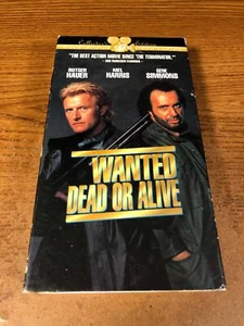Wanted Dead Or Alive VHS VCR Video Tape Used Movie Horror Rutger Hauer - Picture 1 of 6