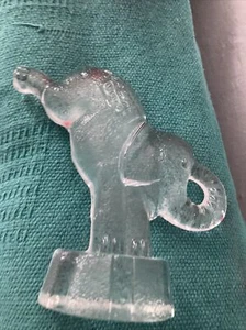 Vintage Kosta Boda Circus Elephant By Bertil Vallien Glass Paperweight MCM - Picture 1 of 3