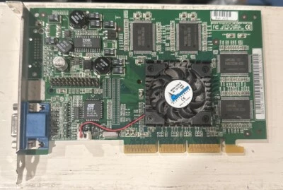DELL NVIDIA GeForce 2 Video Card 1E200 32MB AGP VGA Video Card - Image 1 of 2