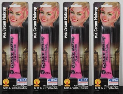 JUEGO DE 4 MAQUILLAJE ROSA CREMA Rubíes Cara Halloween Escenario Lavable Hada HECHO EN EE. UU. Foto 1 de 3