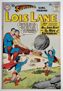 Superman's Girlfriend LOIS LANE #23 1961 1st App Lena Thorul 1st Elastic Lass - Picture 1 of 2