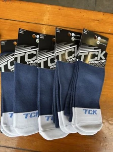 (Lot of 5) TCK Small Womens 4-7, Youth 12-5 Pro Sport Over Calf Tube Socks NEW - Picture 1 of 5