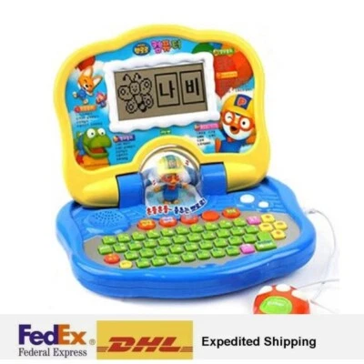 PORORO Computer Toy LCD Learning Korean English Number Play Kids + Express Ship - Image 1 of 4