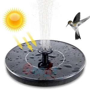 Fuente para pájaros Bomba de agua energía solar Estanque flotante al aire libre - Picture 1 of 18