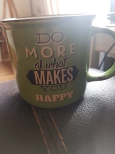 Mach mehr von dem, was dich glücklich macht Kaffeetasse - Bild 1 von 4