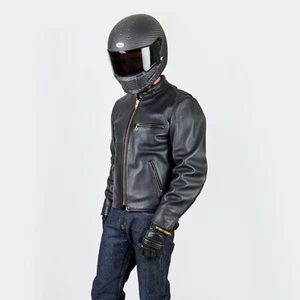 Vanson Men's Black Cafe Racer Jacket Model AR2 FIRE Sz 42 Tailored Worn Once!!! - Picture 1 of 24