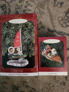 Vintage Hallmark Keepsake Christmas ornaments, Bundle Of 2, NEW - Picture 1 of 3