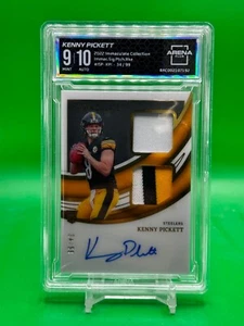 2022 PANINI IMMACULATE KENNY PICKETT RC /99 ON CARD AUTO PATCH RPA AC 9 / 10 - Picture 1 of 2