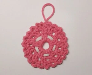 Christmas Wreath Wool Knitting Wall Hanging Home Office Decoration - Picture 1 of 1
