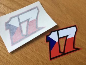 Karel Abraham Race Number 17 - (Small Pair) - Foto 1 di 1