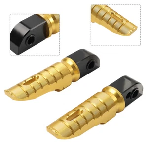 Gold Rear Passenger Foot Peg For Daytona 660 2024 T100 2018-2024 T120 2016-2024 - Picture 1 of 11