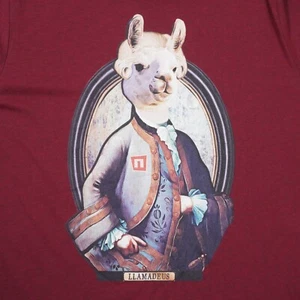 NUOVO Llamadeus Novità Divertente T Shirt Noggined Uomo Grande Marrone Manica Corta - Foto 1 di 10