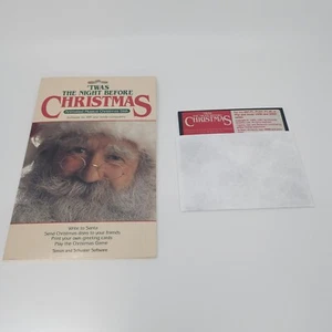 Rare Twas The Night Before Christmas Animated Musical Christmas Disc Ibm Tandy - Picture 1 of 7