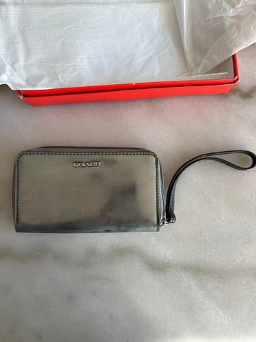 Coach Braccialetto Vintage Argento Metallizzato Angolo Singolo