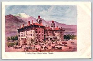 Colorado Springs CO Colorado - Antlers Hotel - Postcard - c1909 - Picture 1 of 2