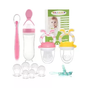 WAJIAYON Baby Fruit Feeder Pacifier - 5 Pack | 2 Baby Fruit Food Feeder Pacif... - Picture 1 of 6