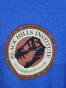 Black Hills Institute of Geological Research Blue Shirt 2XL - Picture 1 of 7