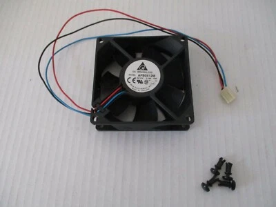 DC Brushless AFB0812M Schwarz Gehäuselüfter Lüfter 80 mm  - Bild 1 von 4