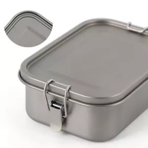 Healthy Titanium Alloy Portable Bento Dinner Box Leak-Proof Lunch Box Containers - Picture 1 of 12