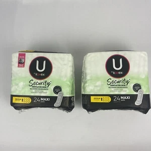 LOTE DE 2 Maxi Pads U By Kortex Security Regular 24 - Imagen 1 de 3