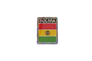 Bolivien Aufkleber / Bolivien Flagge Aufkleber / ""3 x 4" Bolivien Aufkleber - Bild 1 von 1
